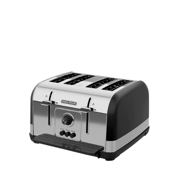 1400W Electric Quad Sandwich Toaster 4 Slice Toastie Maker Non Stick Plates