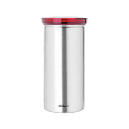 Brabantia Coffee Pad Canister, 18-pcs Capacity, Matt Steel at Napev GH 