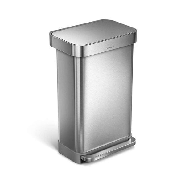 Simplehuman 45L Rectangular Bin | Trash Can