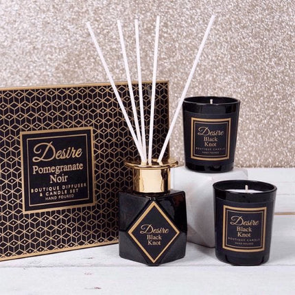 Desire Diffuser & Candle Set 100ML | Napev | Pmegranate noir 