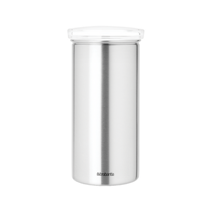 Brabantia Coffee Pad Canister, 18-pcs Capacity, Matt Steel at Napev GH 