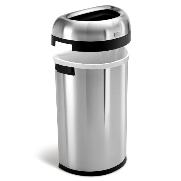 Simplehuman 60L Semi Round Open Bullet Bin at Napev GH