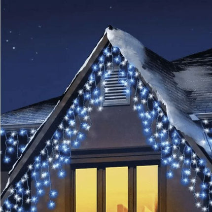 Premier 960 Timerbright Snowing Icicle LED Lights - White | Napev