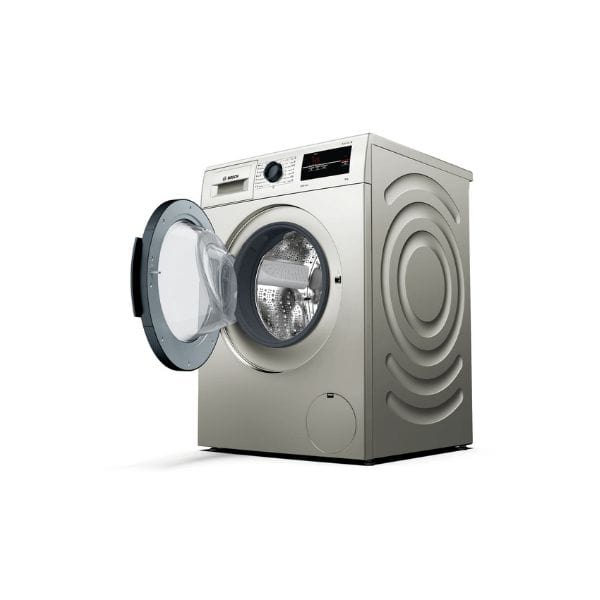 Bosch washing machine, frontloader 9kg Silver inox - WGA144XVKE | NAPEVLTD.COM