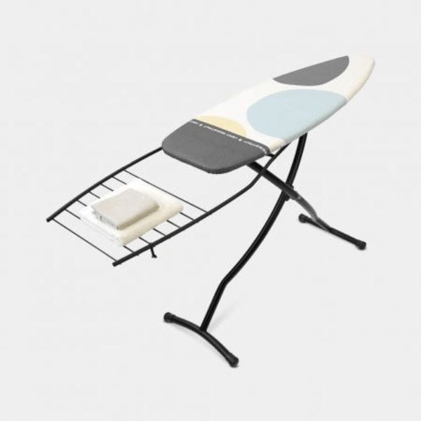 Brabantia Ironing Board D, 135x45cm + Linen Rack - Spring Bubbles | Napev