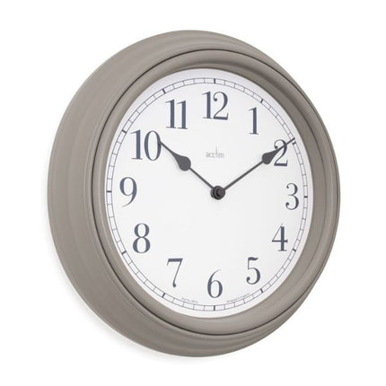 Acctim Devonshire Wall Clock Grey 22717 at Napev GH