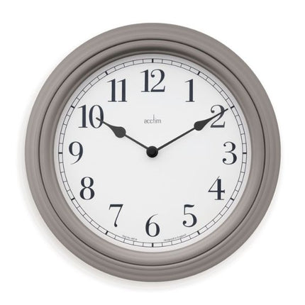 Acctim Devonshire Wall Clock Grey 22717 at Napev GH