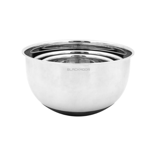 Blackmoor Stainless Steel Mixing Bowls| Pack of 3 at Napev GH