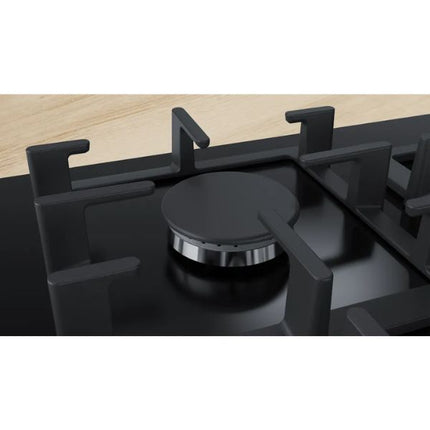 Bosch Series 6 gas hob 90 cm Tempered glass, Black PPQ9B6O90M at Napev GH