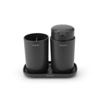 Brabantia ReNew Bathroom Accessory | Set of 3 Dark Grey at Napev GH