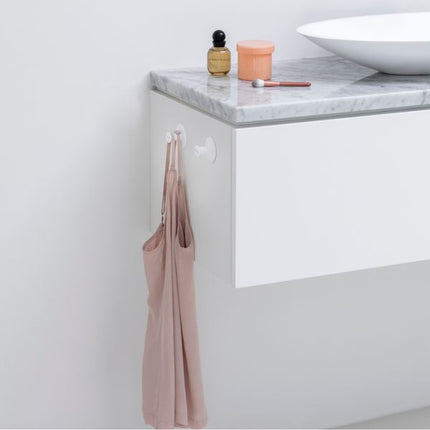 Brabantia ReNew Towel hooks | Set of 2 White at Napev GH