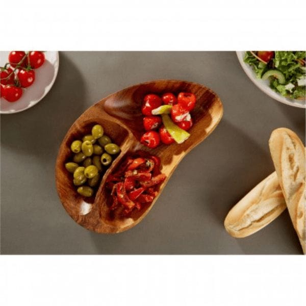 Kora Acacia Oval 2 in 1 Serving dish