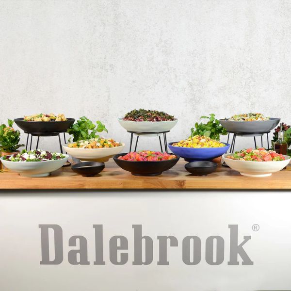 Dalebrook Pigment Aqua Melamine Dish 338x338x92mm 4L at Napev GH