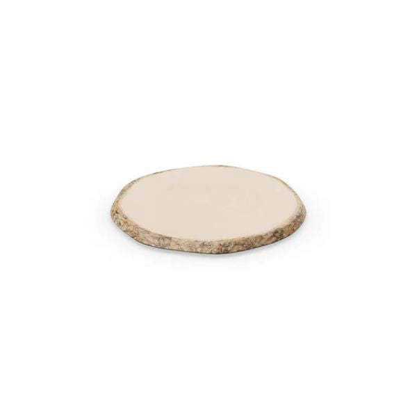 Dalebrook Wood Bark Melamine Round Platter 210x210x14mm at Napev GH