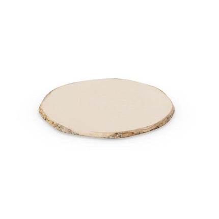 Dalebrook Wood Bark Melamine Round Platter 280x280x14mm at Napev GH