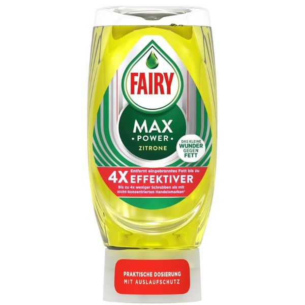 Fairy Washing Up Liquid Max Power Lemon 370ML at Napev GH