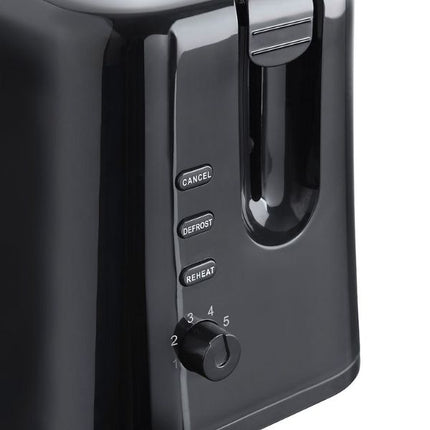 Quest Black Toaster 2 Slice 34289 at Napev GH