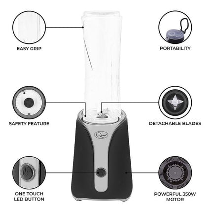 Quest Personal Blender Black/Grey 34029 at Napev GH