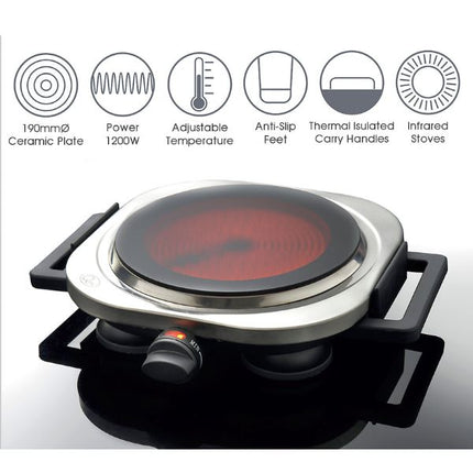 Quest Single Ceramic Hot Plate at Napev GH