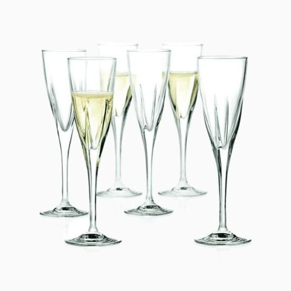 RCR Fusion Champagne Flute | Pack of 6 at Napev GH