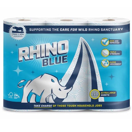 Rhino Kitchen 3 Roll 3 Ply | Pack of 4 at Napev GH