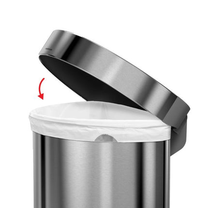 Simplehuman 45L Semi Round Bin at Napev GH