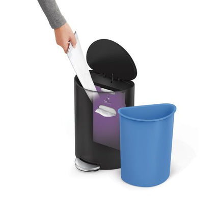 Simplehuman 6L Semi Round Pedal Bin - Premium version AT NAPEV GH