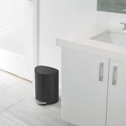 Simplehuman 6L Semi Round Pedal Bin - Premium version