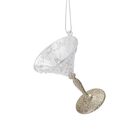 Hanging Acrylic Martini Glass Glitter Decoration at NAPEV GH