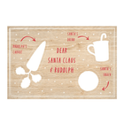 Wooden 'Snacks For Santa' Board 20cm X 30cm