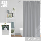 Urban Living Pasha Shower Curtain  180X200cm - Nomad Grey at Napev GH