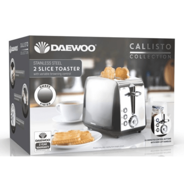 Daewoo Callisto 2 Slice Toaster SDA1838 | Napev