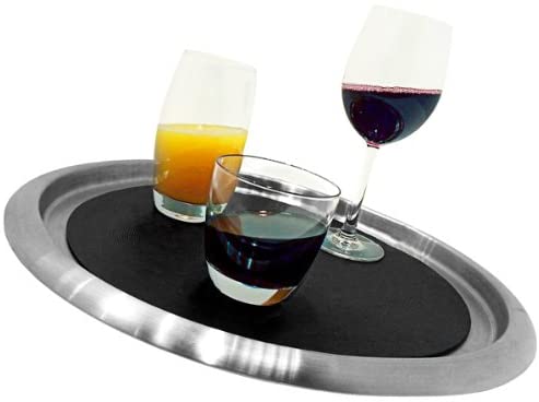 Elia Non-slip Stainless Steel Tray