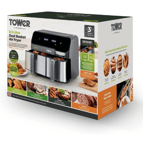 Tower Vortex DUO Basket Air Fryer T17099 | Napev